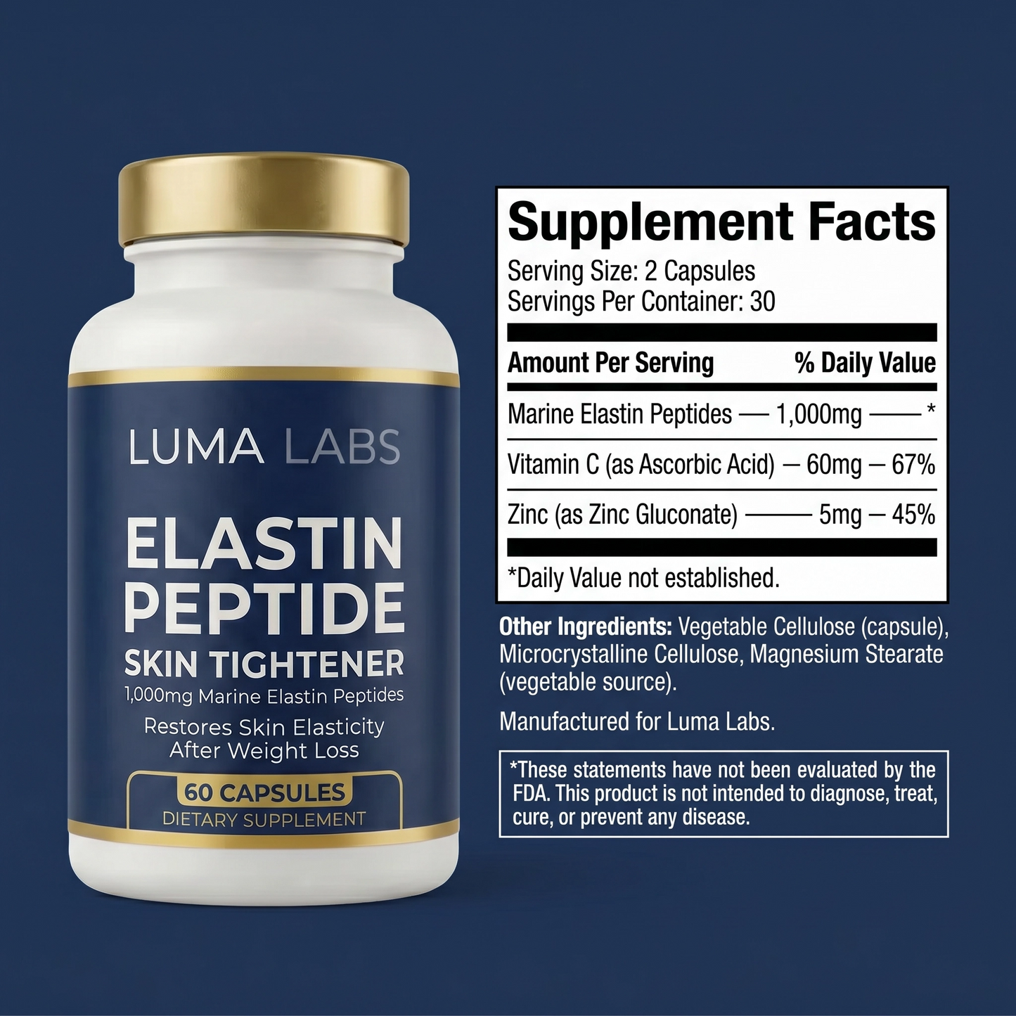 Elastin Peptide Skin Tightening Formula